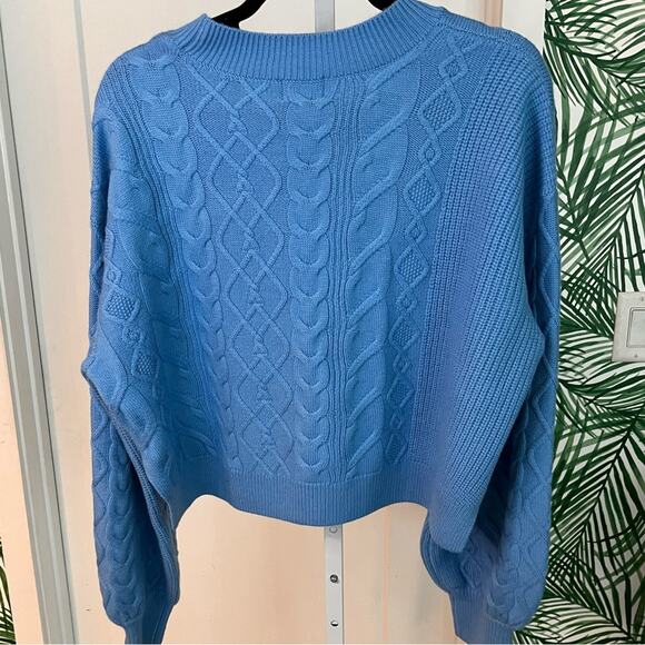 CAMI NYC Davney Merino Wool Cable Sweater NWT XL - Picture 7 of 12